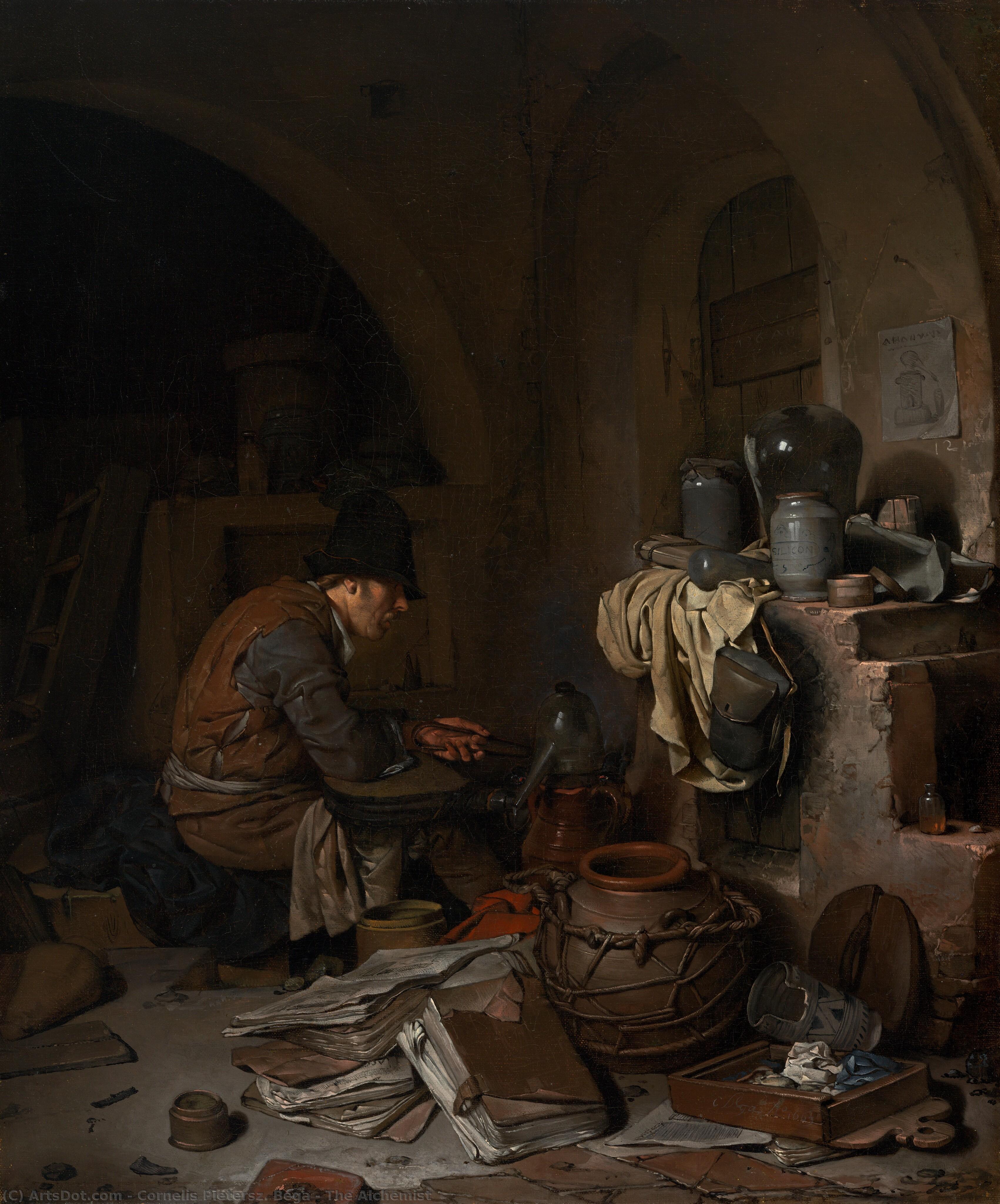 The Alchemist — Cornelis Pietersz Bega