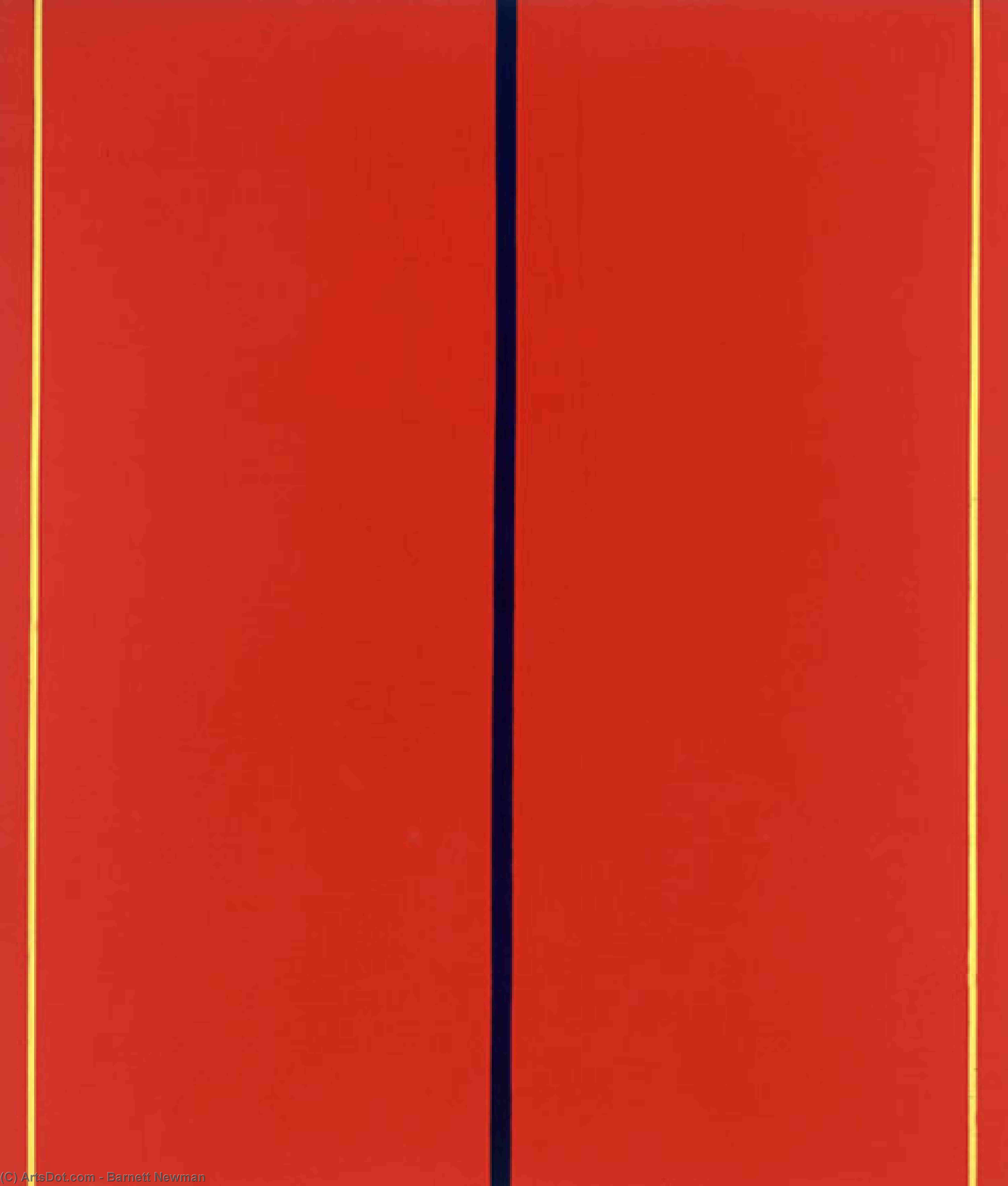 Who’s Afraid Of Red, Yellow And Blue Ii — Barnett Newman