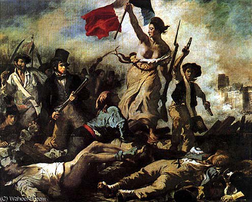 La Libertà Guida Il Popolo — Eugène Delacroix