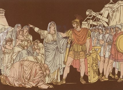 Coriolanus And His Mother — Bartolomeo Pinelli