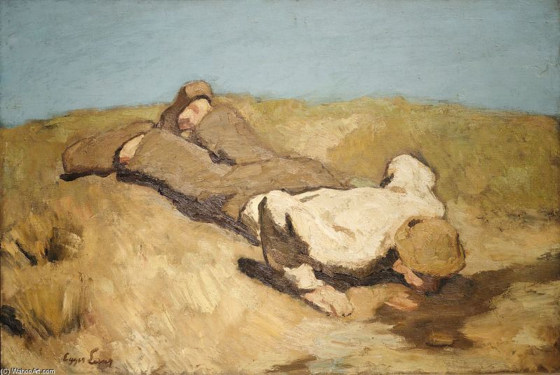 Boy At The Spring — Albin Egger Lienz