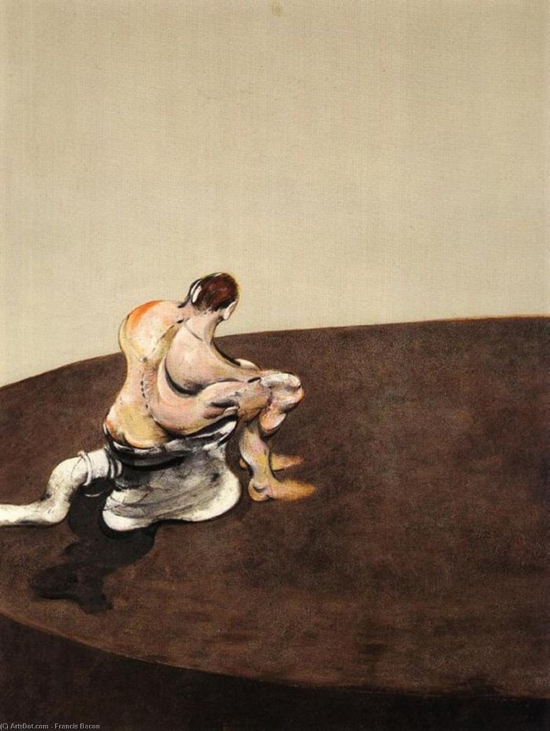 Three Figures In A Room, Left — Francis Bacon