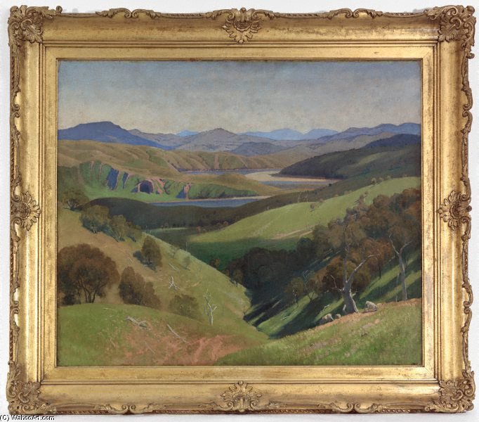 On The Murrumbidgee — Elioth Gruner