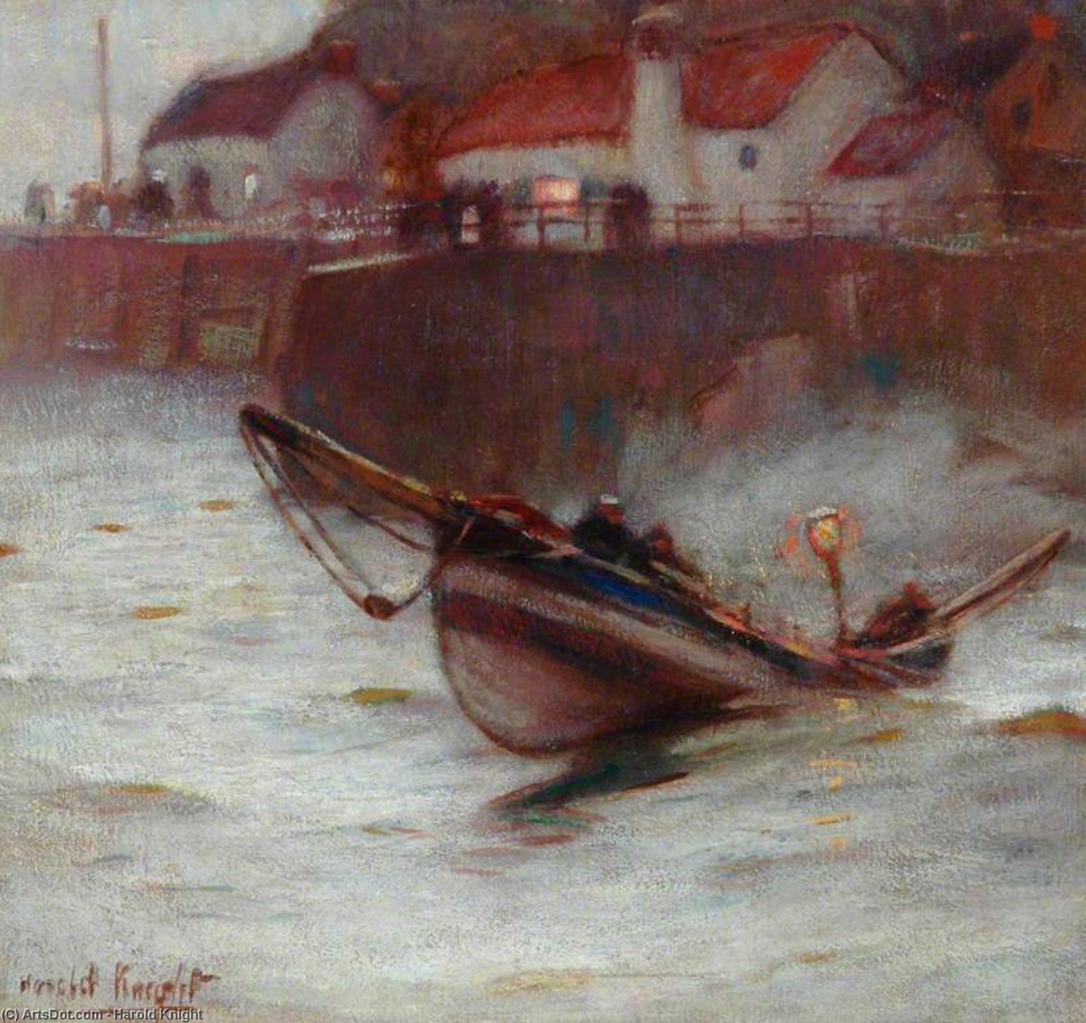 Coble At Staithes — Harold Knight