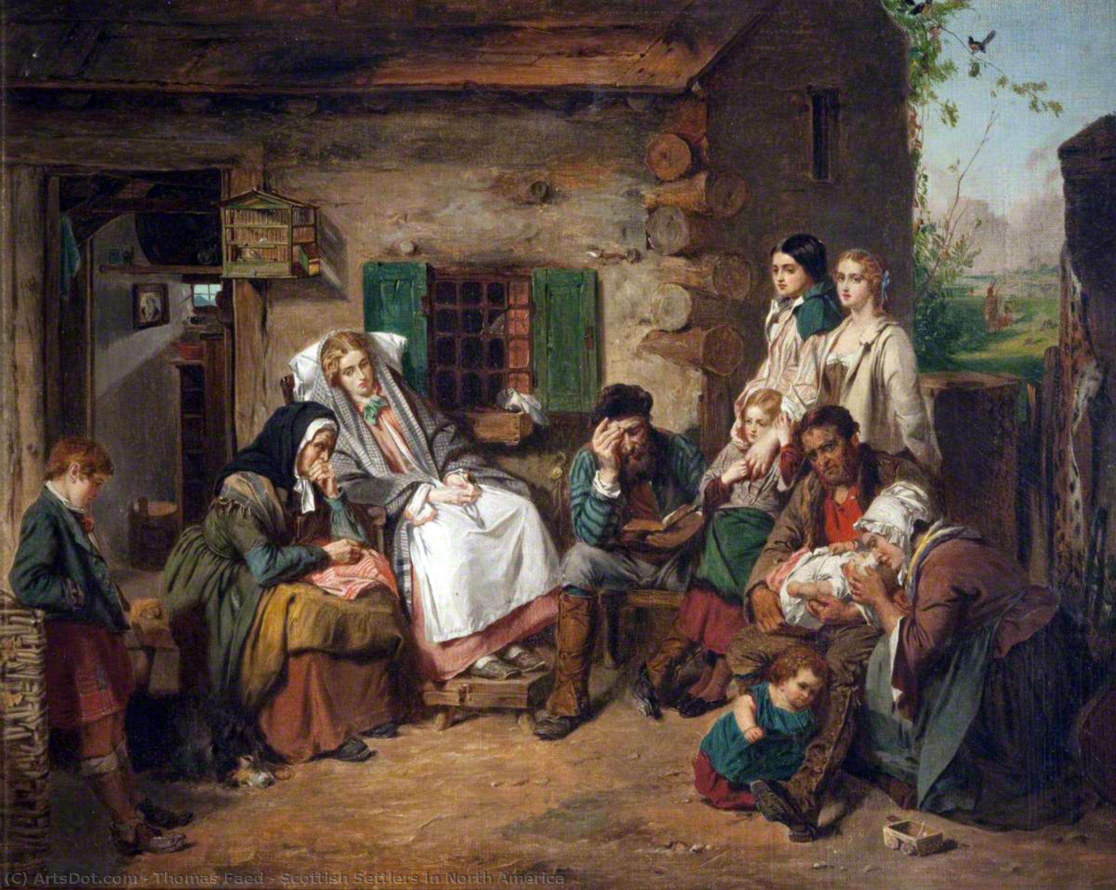 Scottish Settlers In North America — Thomas Faed