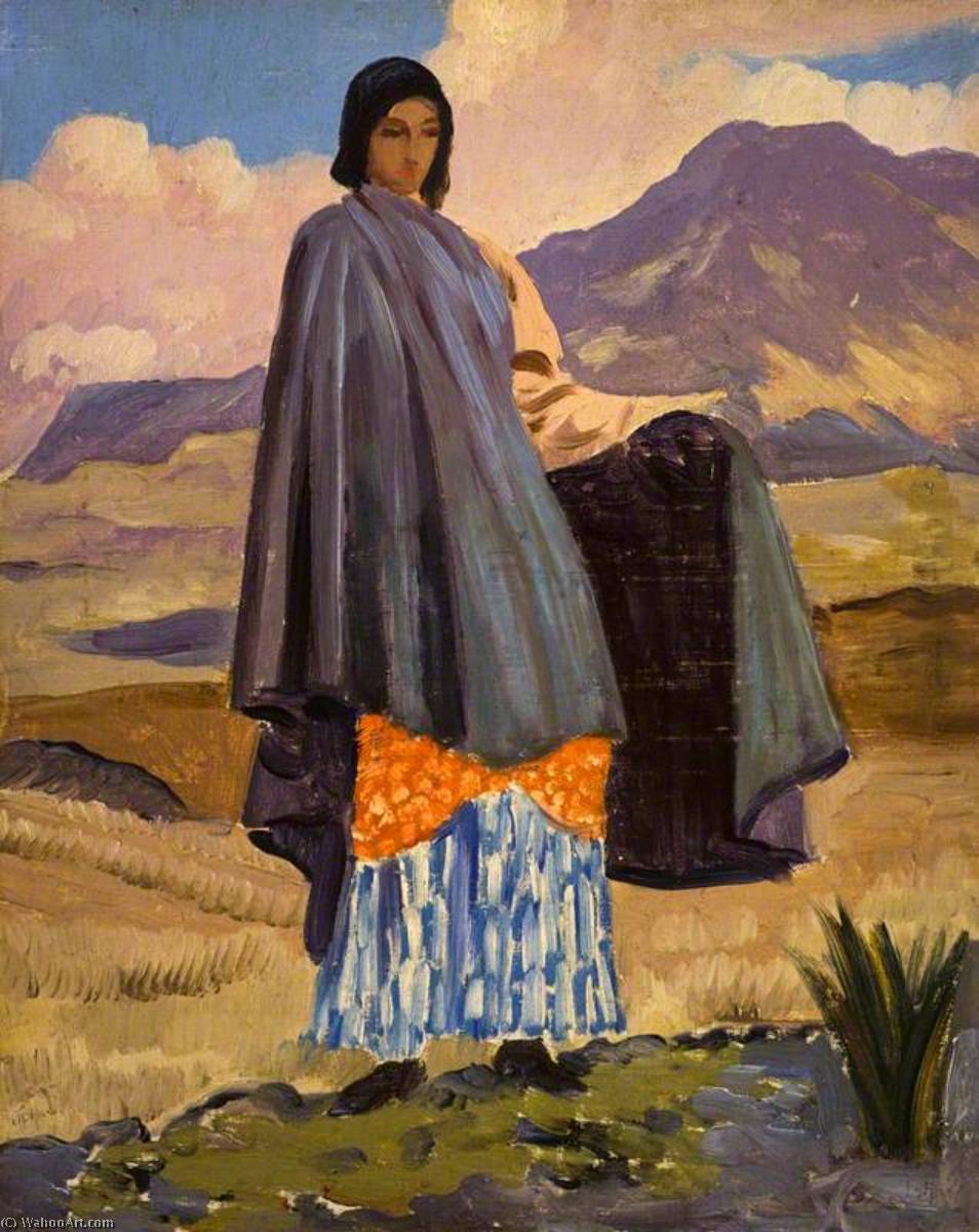 Woman In A Landscape — Augustus Edwin John