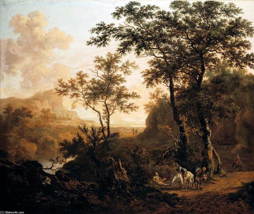 River Landscape — Dirck Ii Dalens