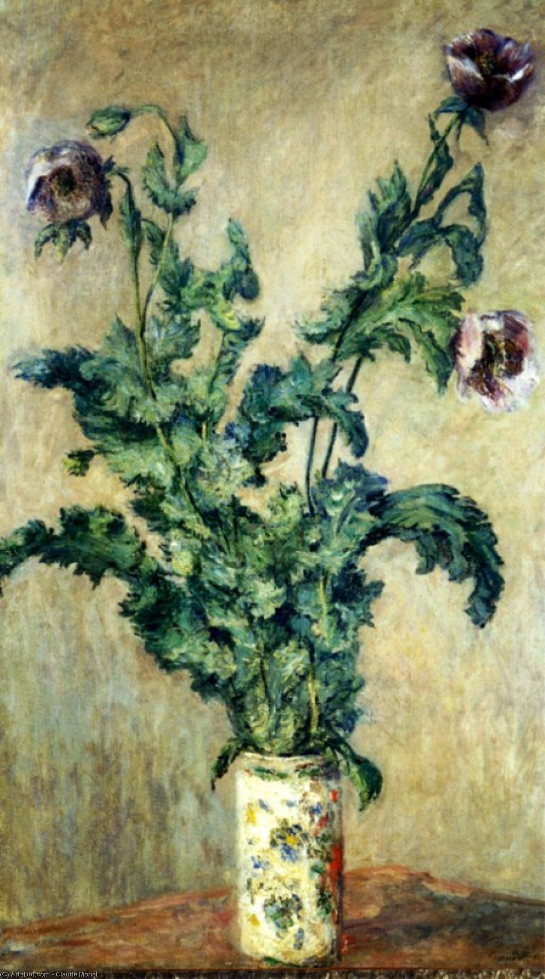 Purple Poppies — Claude Monet