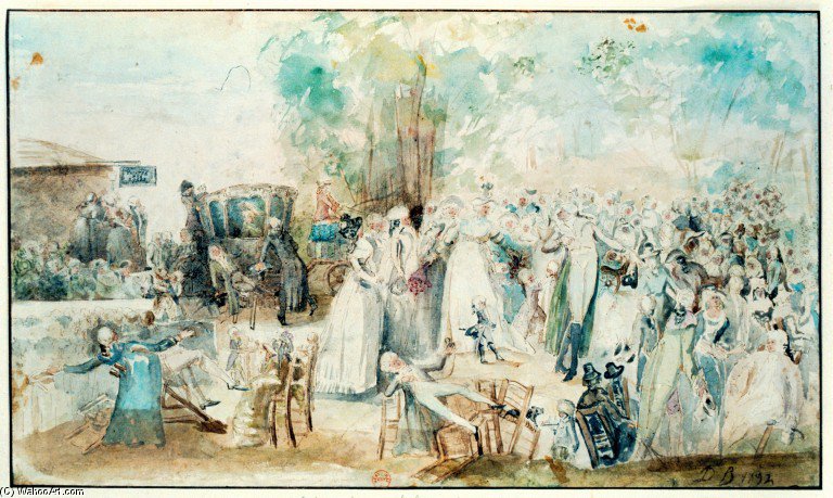 Saint Germain — Philibert Louis Debucourt