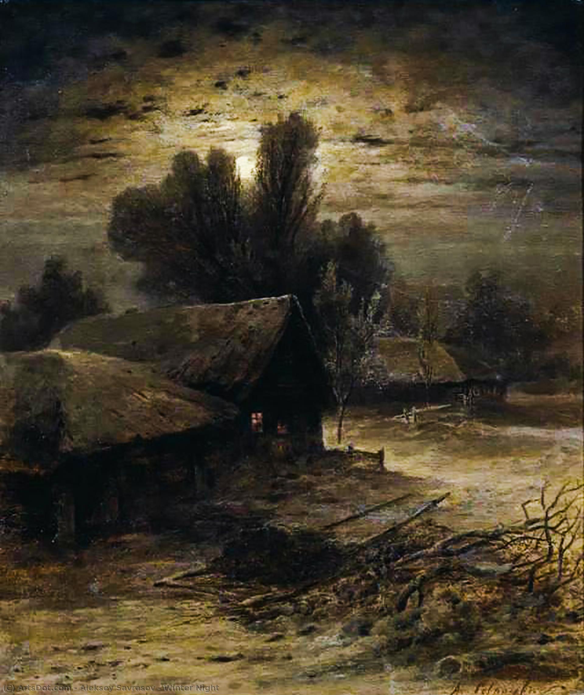 Winter Night — Aleksey Savrasov