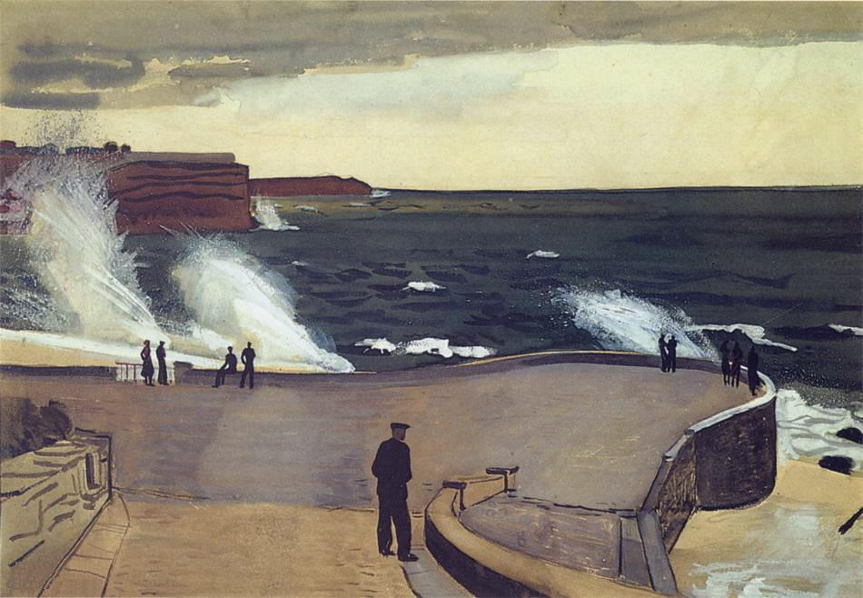 Sevastopol. At The Pier — Aleksandr Deyneka