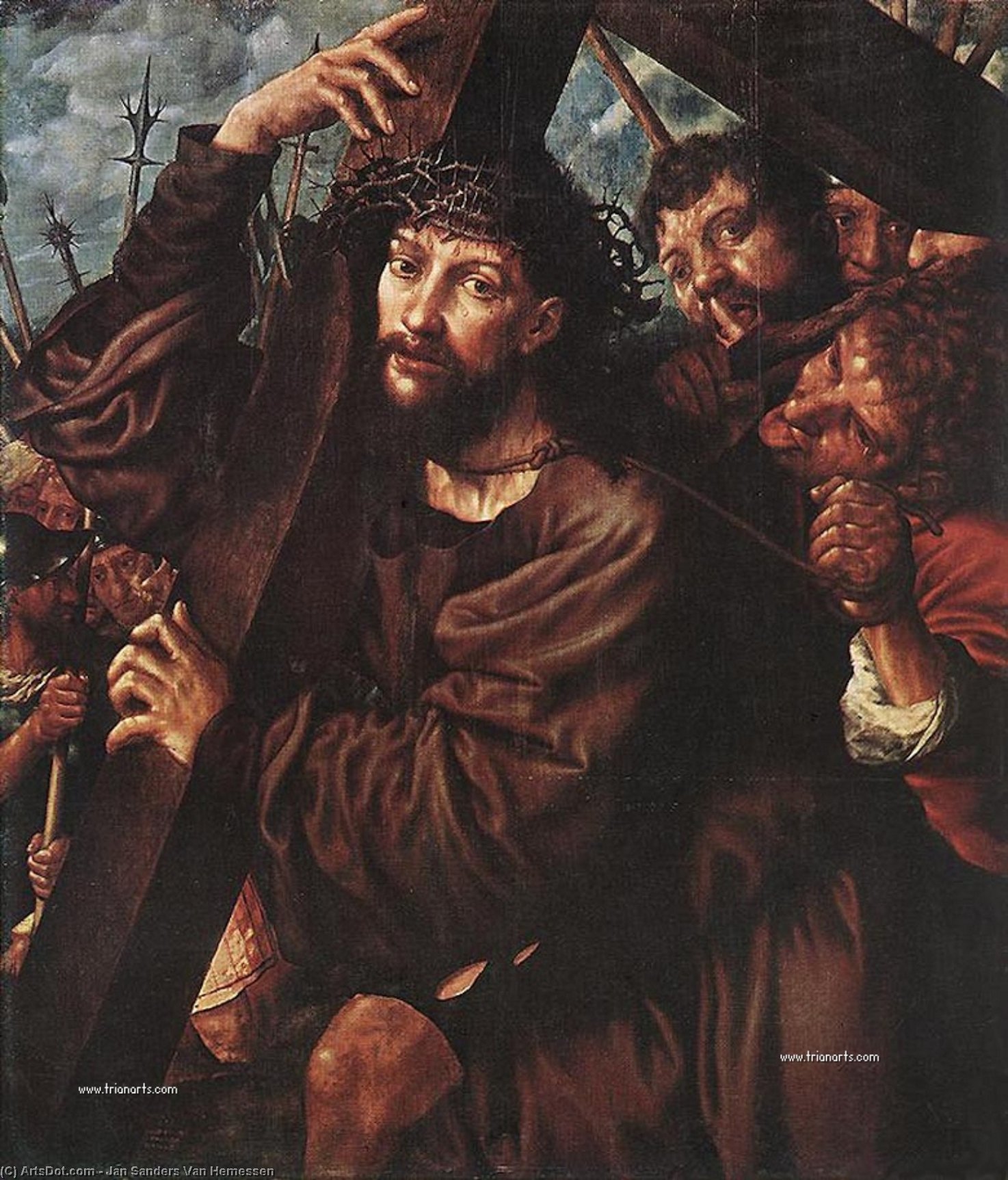 Christ Carrying The Cross — Jan Sanders Van Hemessen