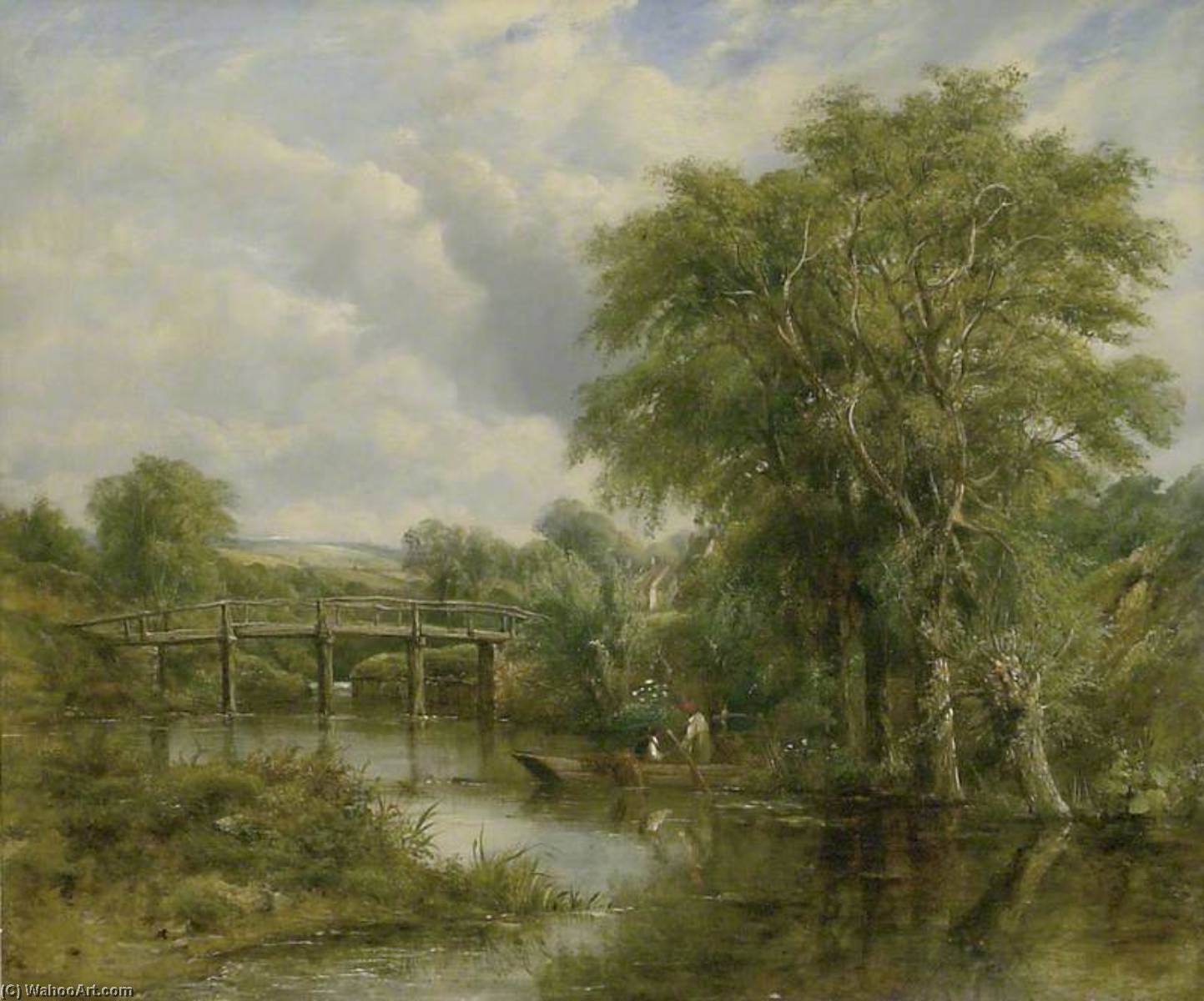 River Landscape — Frederick Waters (william) Watts