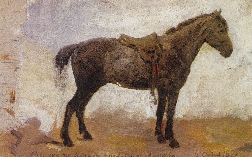 Horse Mishka — Vassily Dmitrievitch Polenov