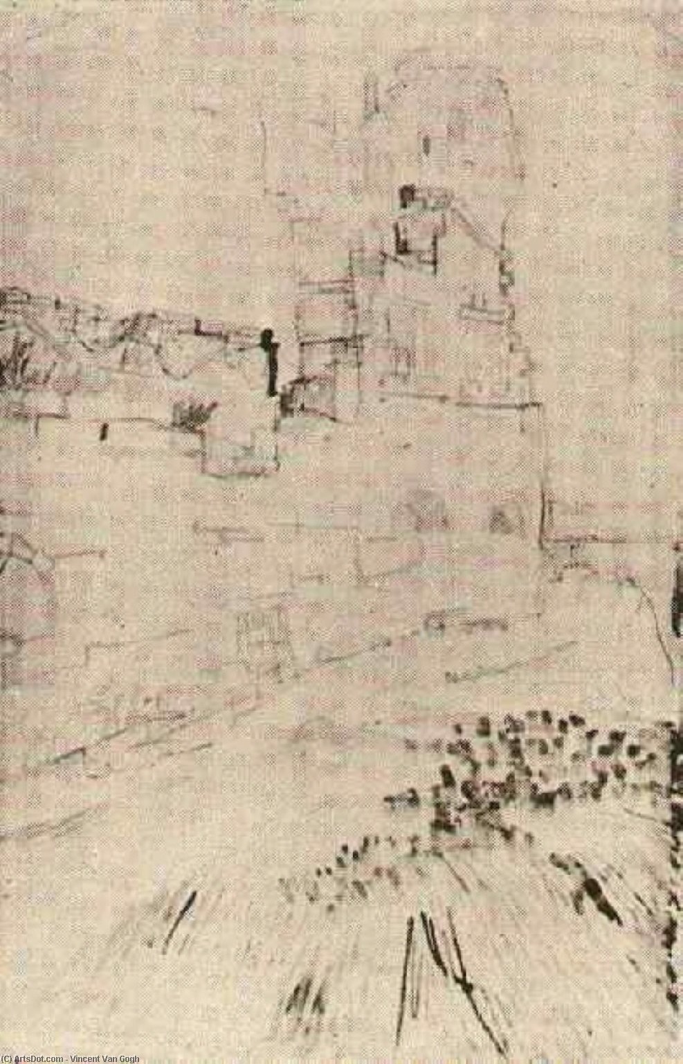 Ruins Of Montmajour — Vincent Willem Van Gogh