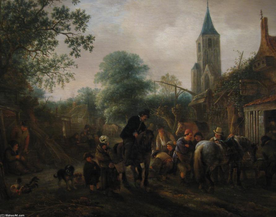 The Halt At The Inn — Isaac Van Ostade