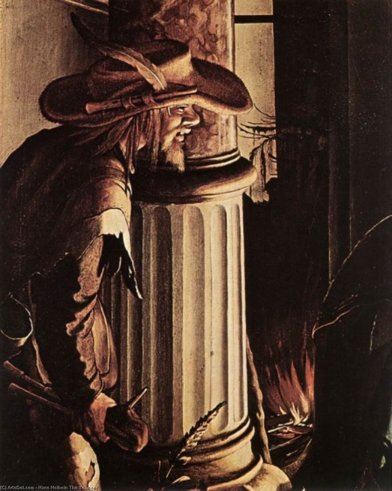 Oberried Altarpiece (detail) — Hans Holbein The Younger