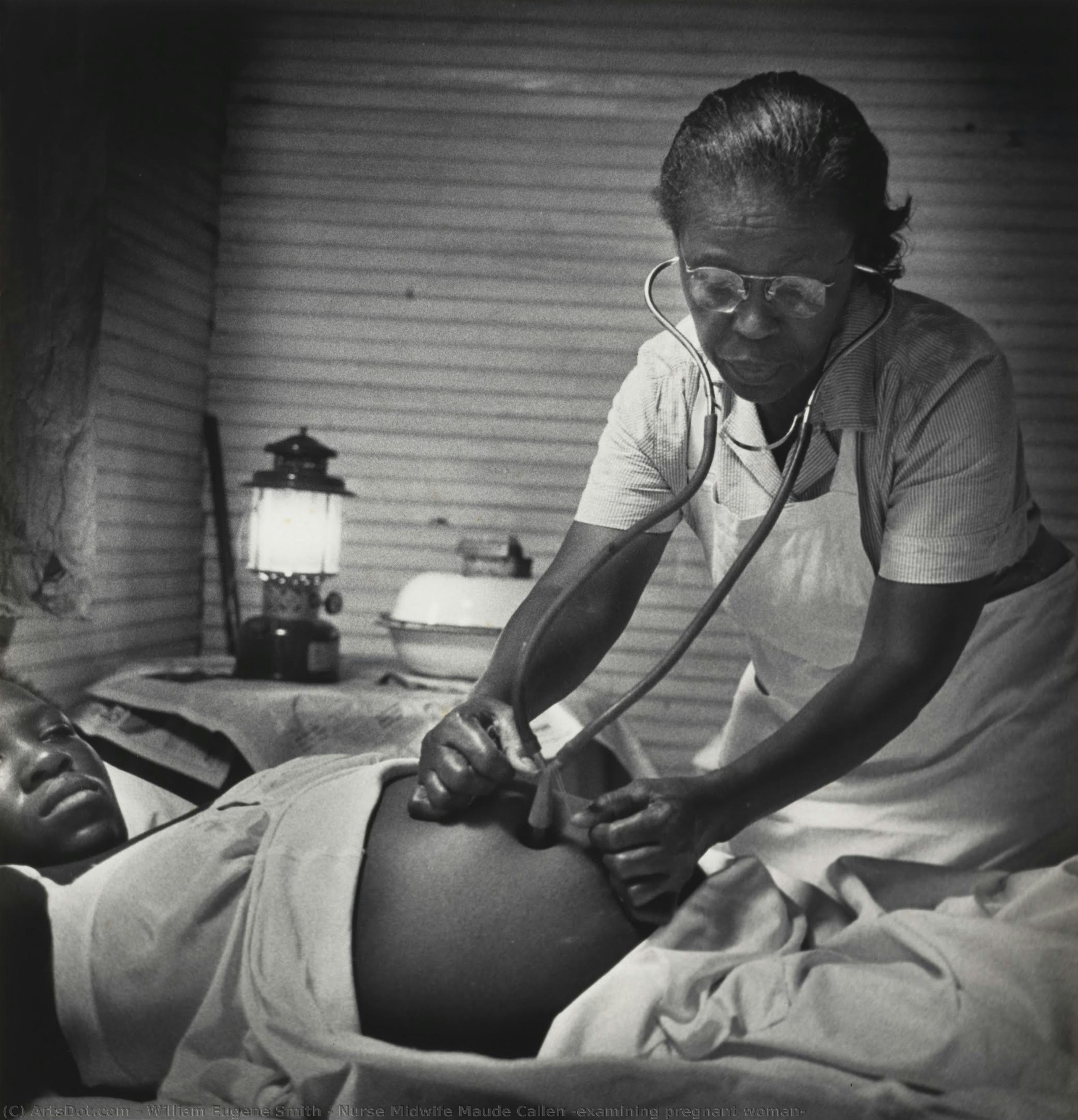 Nurse Midwife Maude Callen (examining Pregnant Woman) — William Eugene Smith