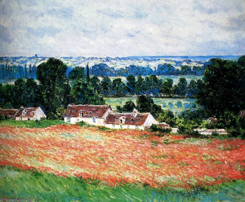Field Of Poppies Giverny — Claude Monet