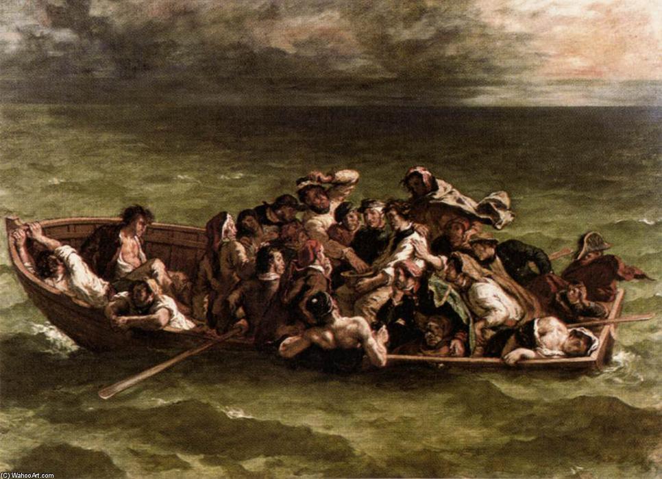 Shipwreck Of Don Juan — Eugène Delacroix