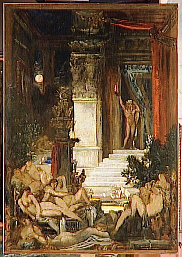 Hercule Et Les Filles De Thespius — Gustave Moreau