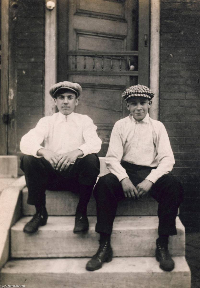 Two Boys On A Stoop, Kensington, Philadelphia — John Frank Keith