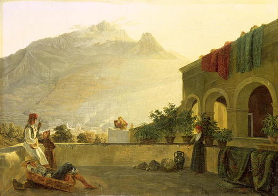 The Sentry On Ischia — Carl Wilhelm Goetzloff