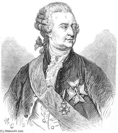 Engraved Portrait Of Charles De Geer — Gustaf Lundberg