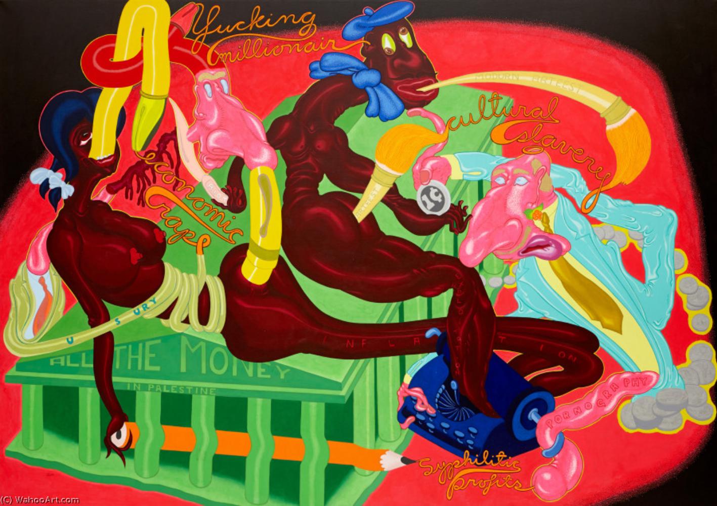 All The Moneyin Palestine — Peter Saul