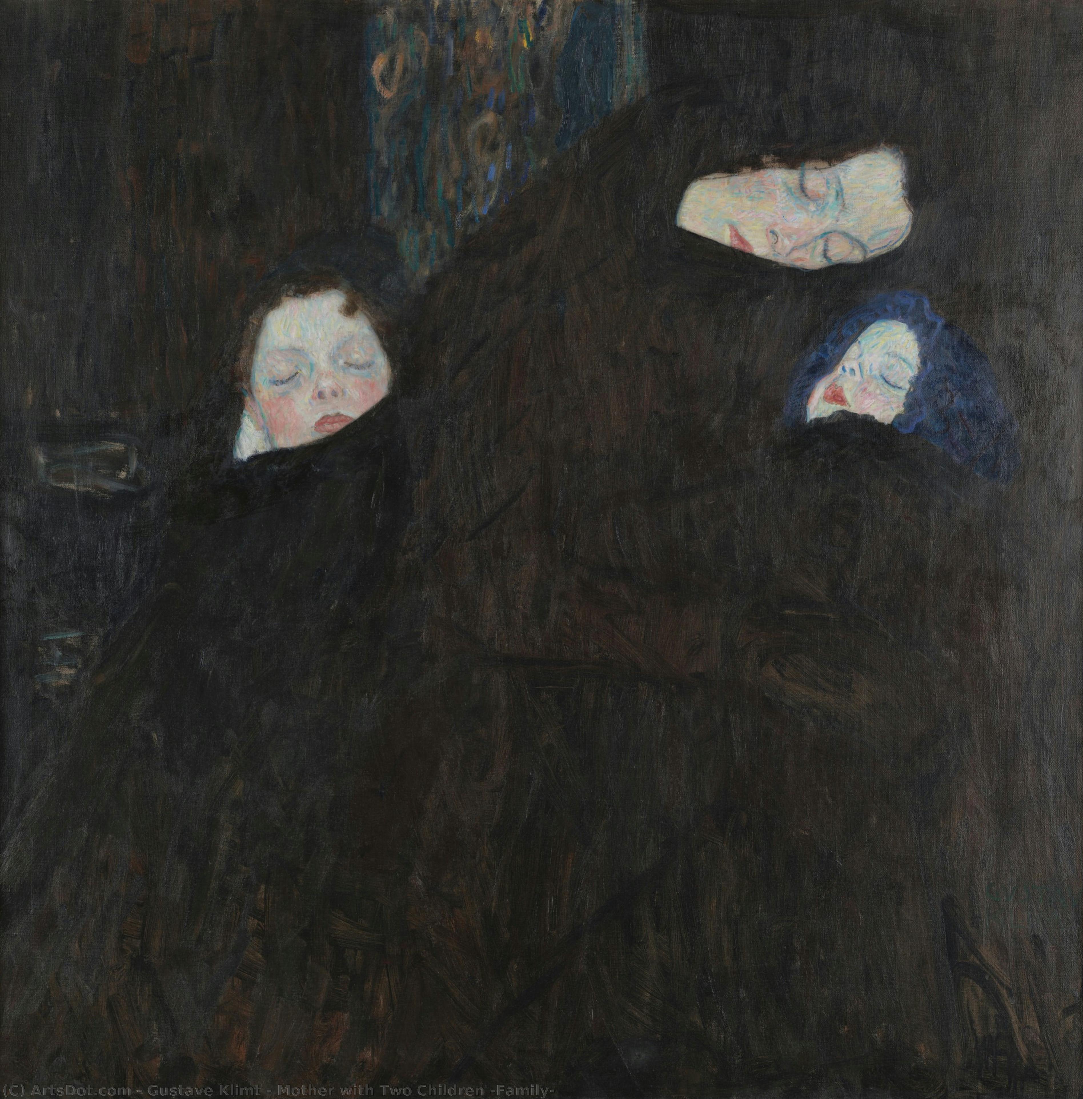 Mother With Two Children (family) — Gustav Klimt