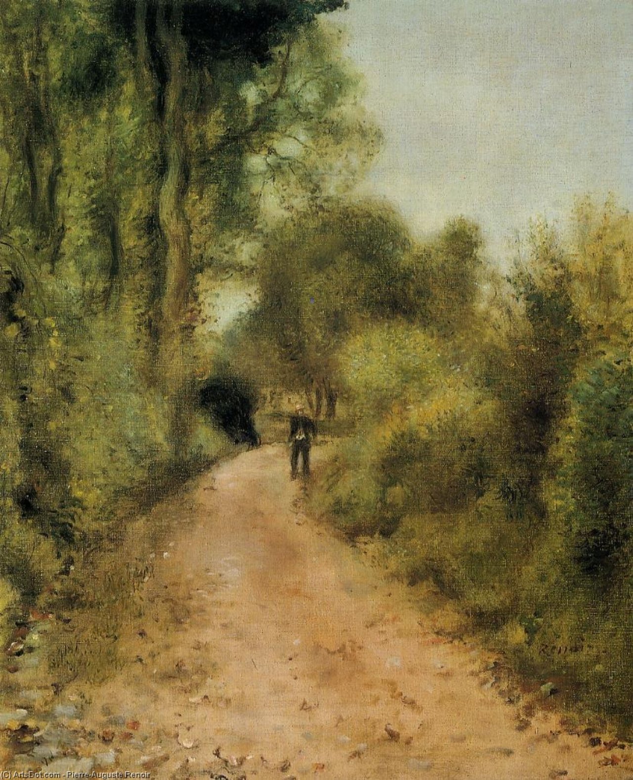 On The Path — Pierre-auguste Renoir
