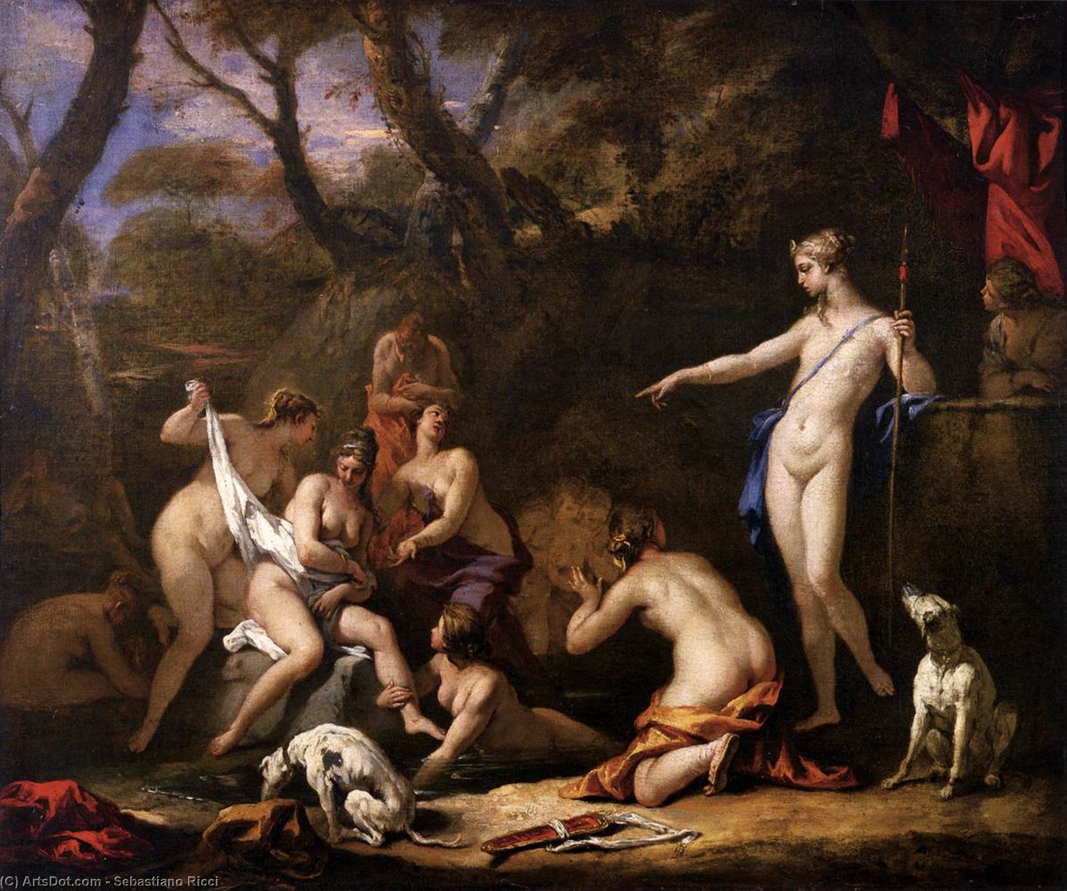 Diana And Callisto — Sebastiano Ricci