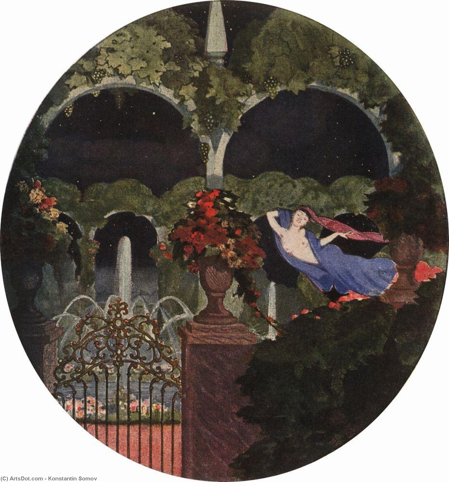 Magic Garden (night Vision) — Konstantin Andreevic Somov