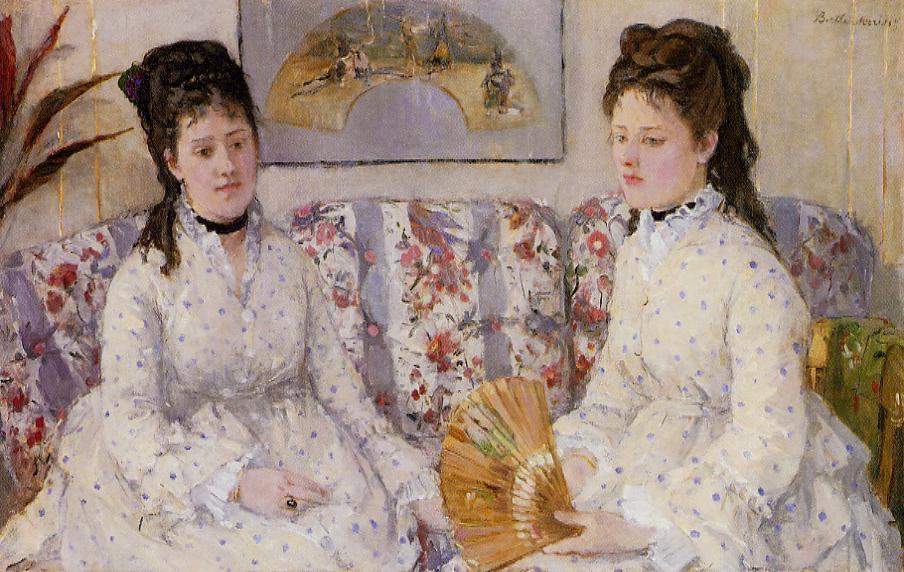 Two Sisters On A Couch (also Known As The Sisters) — Berthe Morisot