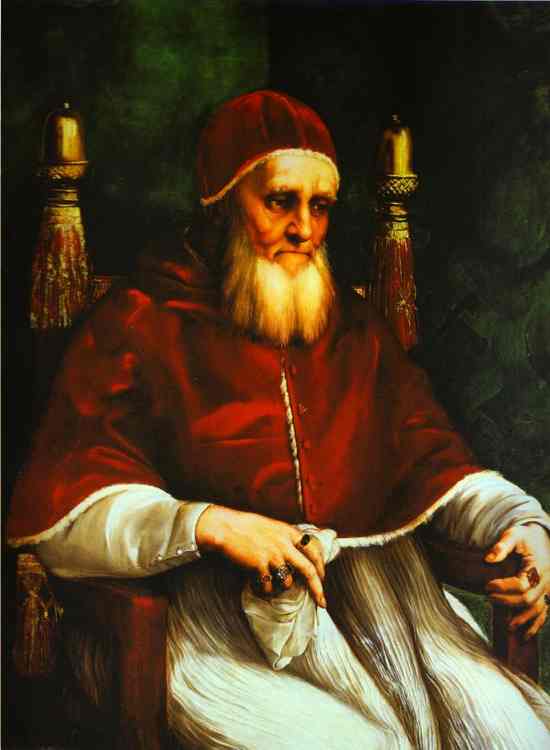 Portrait Of Pope Julius Ii — Raphael