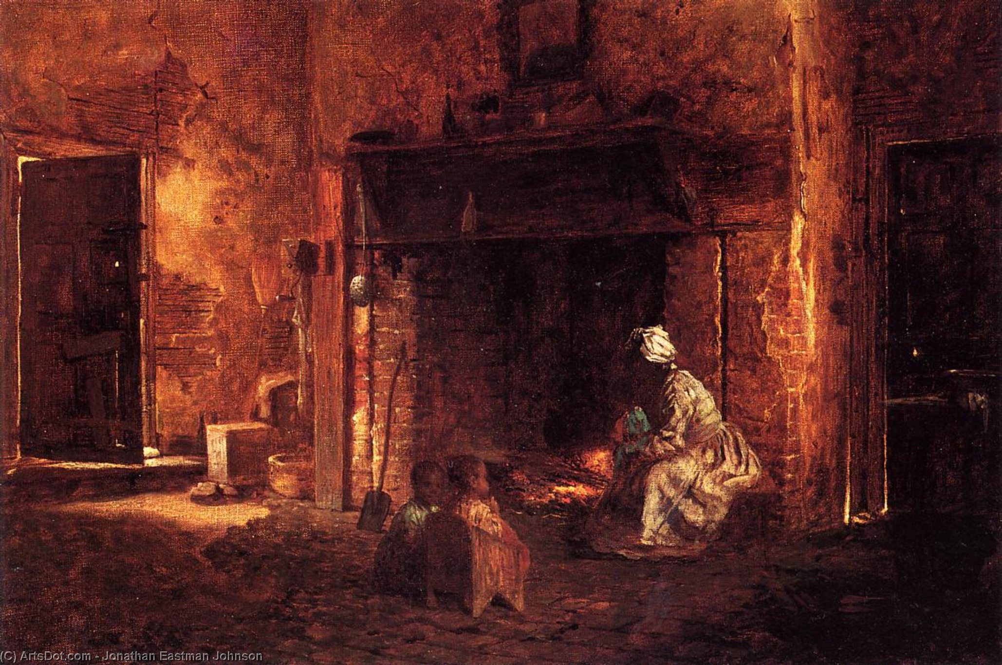 Kitchen At Mount Vernon — Jonathan Eastman Johnson