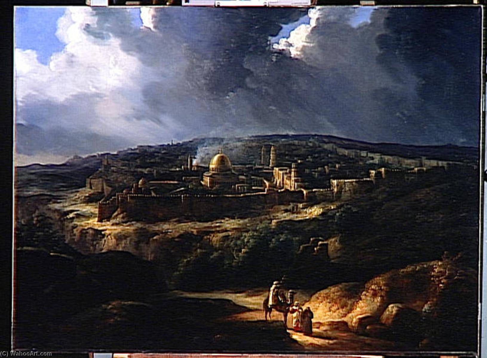 Vue De Jerusalem, Prise De La Vallee De Josaphat — Auguste De Forbin