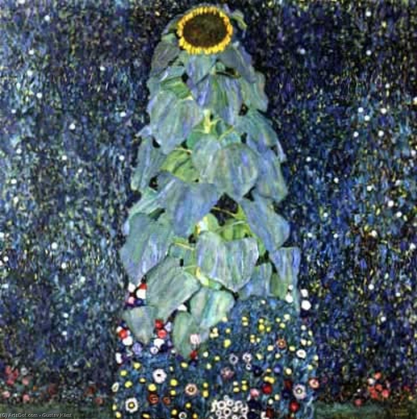 Sunflower - Rome, Galleria Nazionale D'arte Moderna — Gustav Klimt