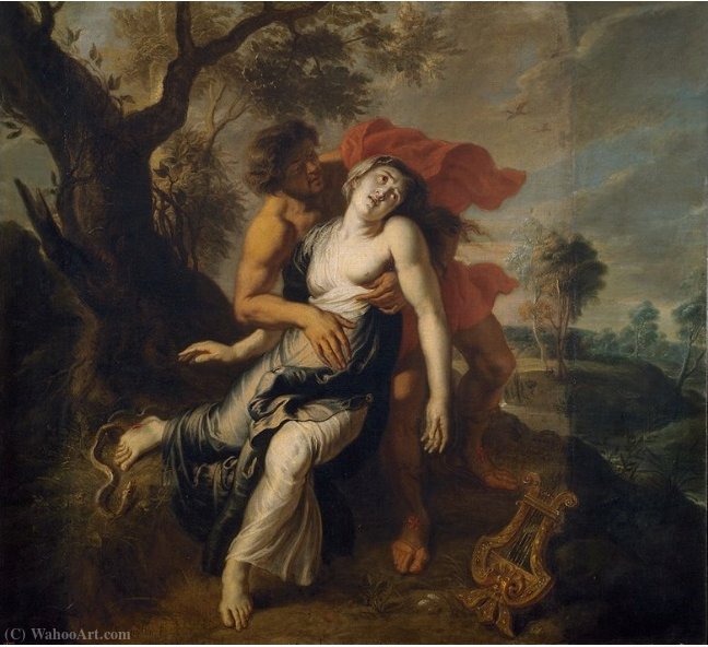 The Death Of Eurydice — Erasmus Quellinus Ii