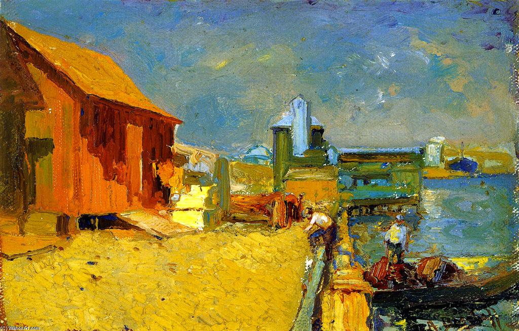 The Wharf, San Pedro — Franz Bischoff