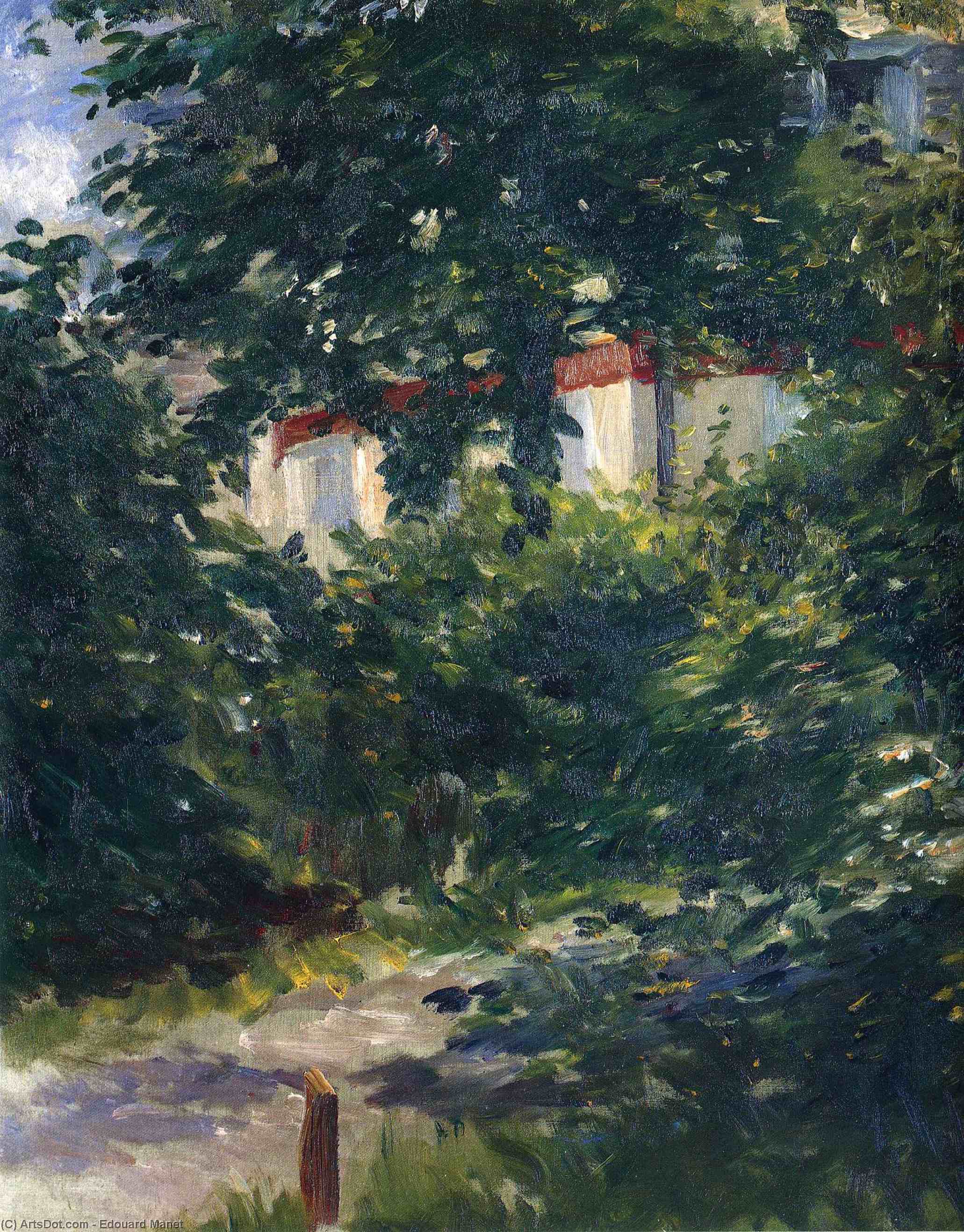 The Garden Around Manet's House — Édouard Manet