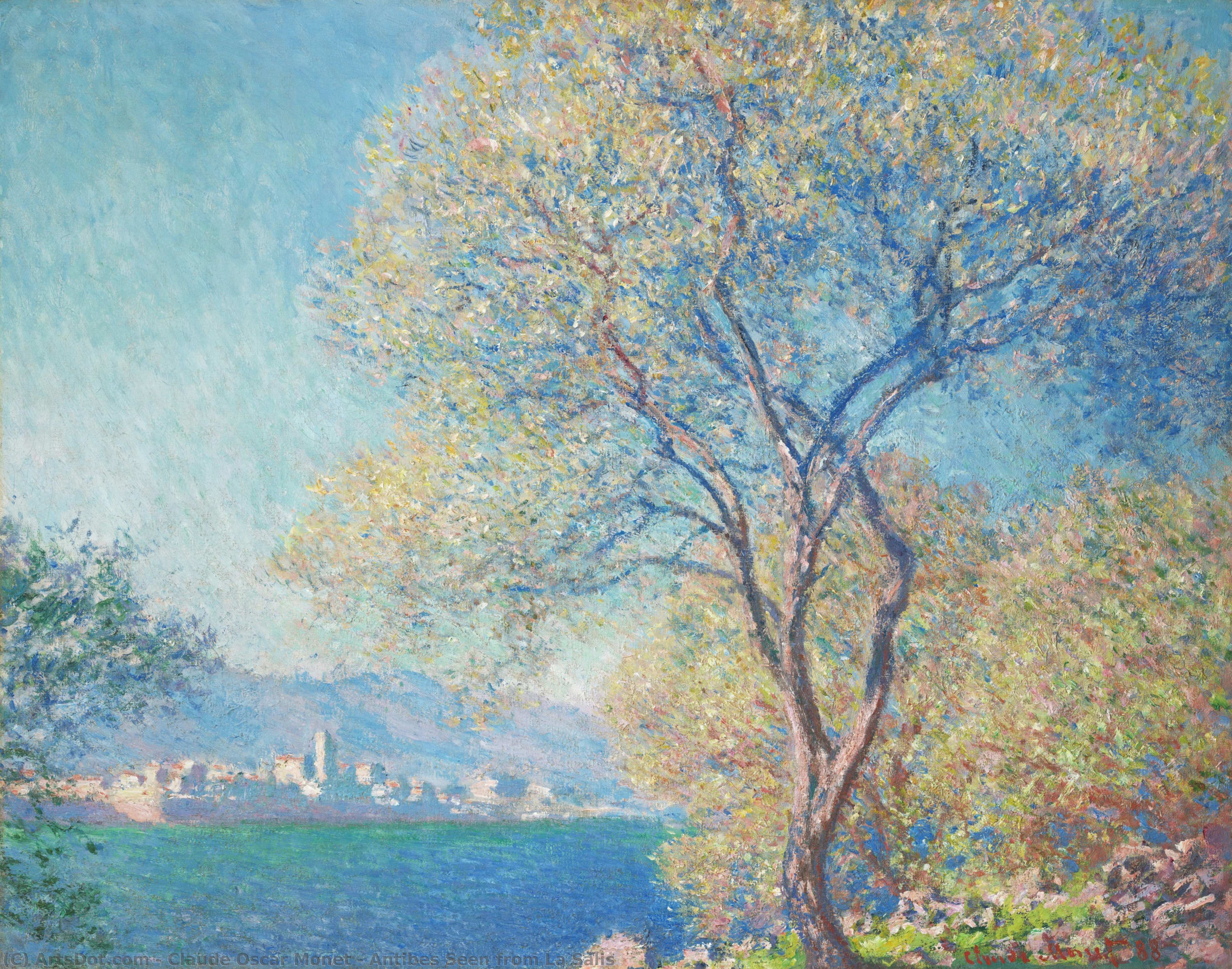 Antibes Seen From La Salis — Claude Monet