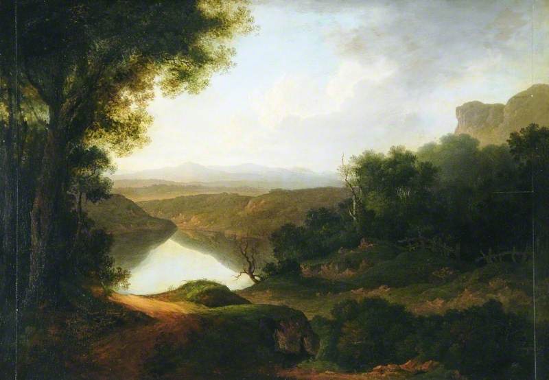 A Lake Scene — George Philip Reinagle