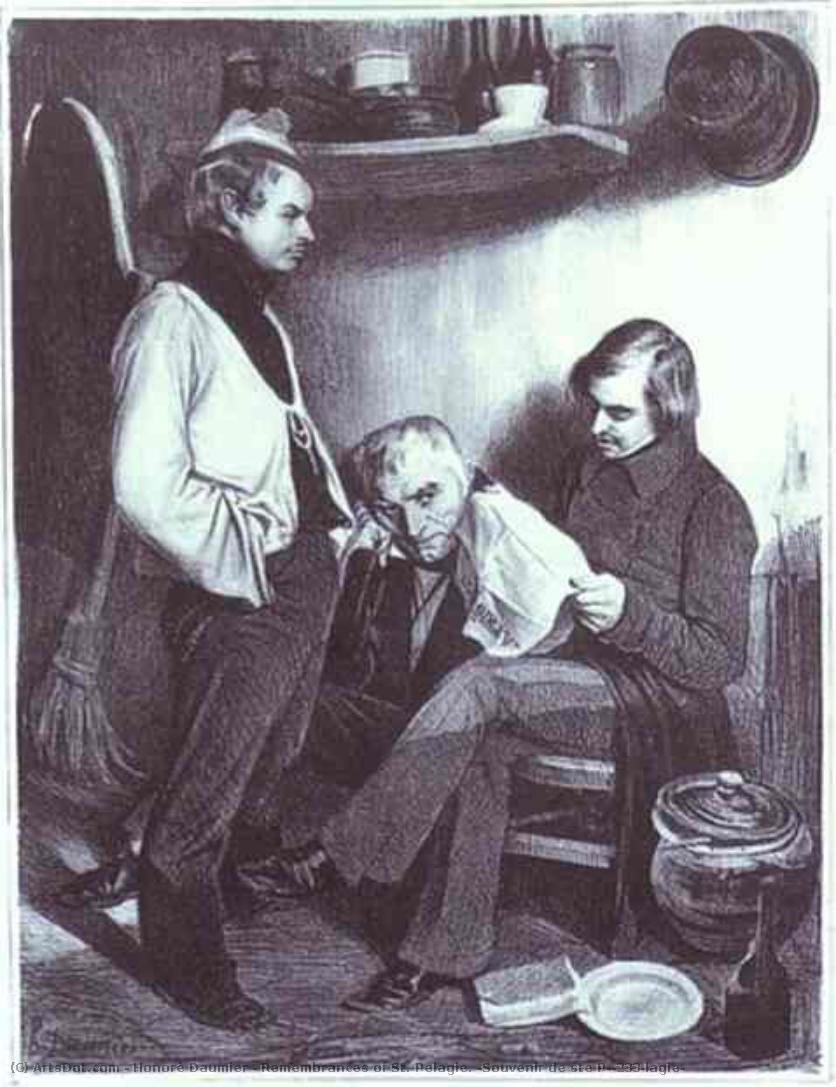 Remembrances Of St. Pelagie. (souvenir De Ste Pélagie) — Honoré Daumier