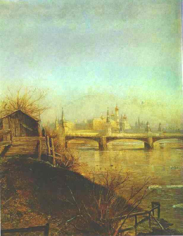View Of The Moscow Kremlin. Spring — Alexei Kondratyevich Savrasov
