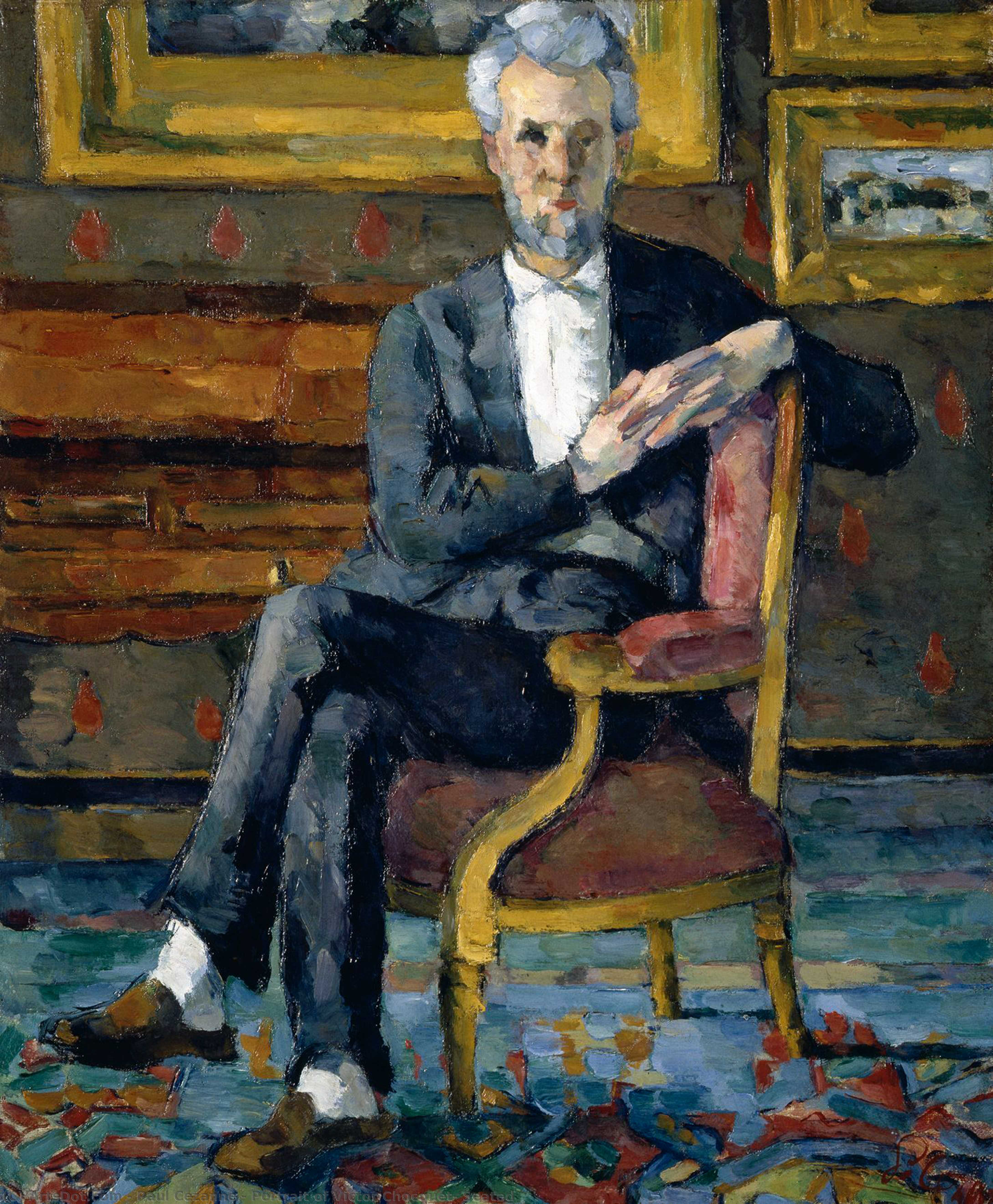 Portrait Of Victor Chocquet, Seated — Paul Cézanne
