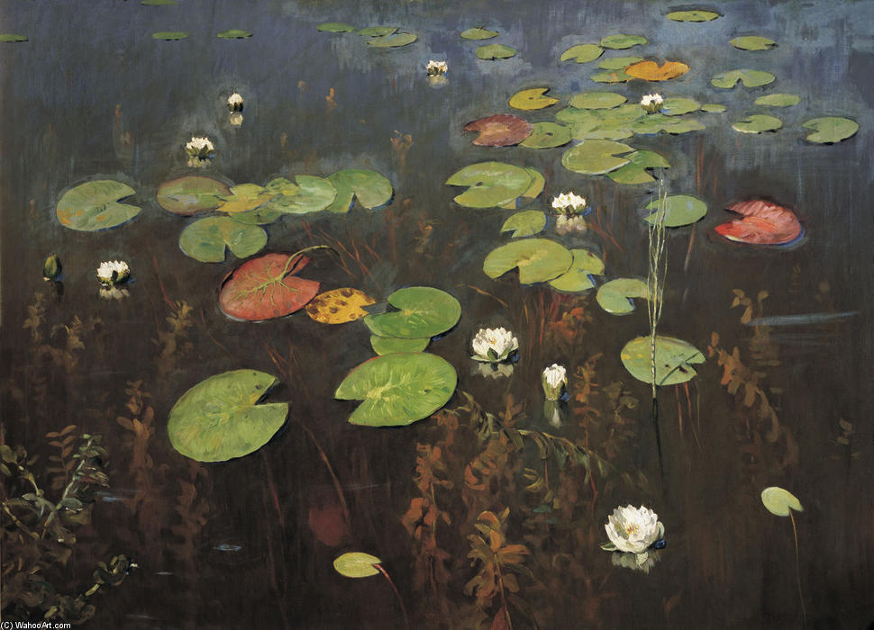 Water Lilies. Nenuphar. — Isaak Ilyich Levitan