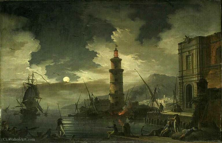 Night Diving — Charles Francois Lacroix De Marseille