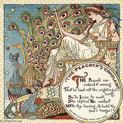 The Peacock's Complaint — Walter Crane