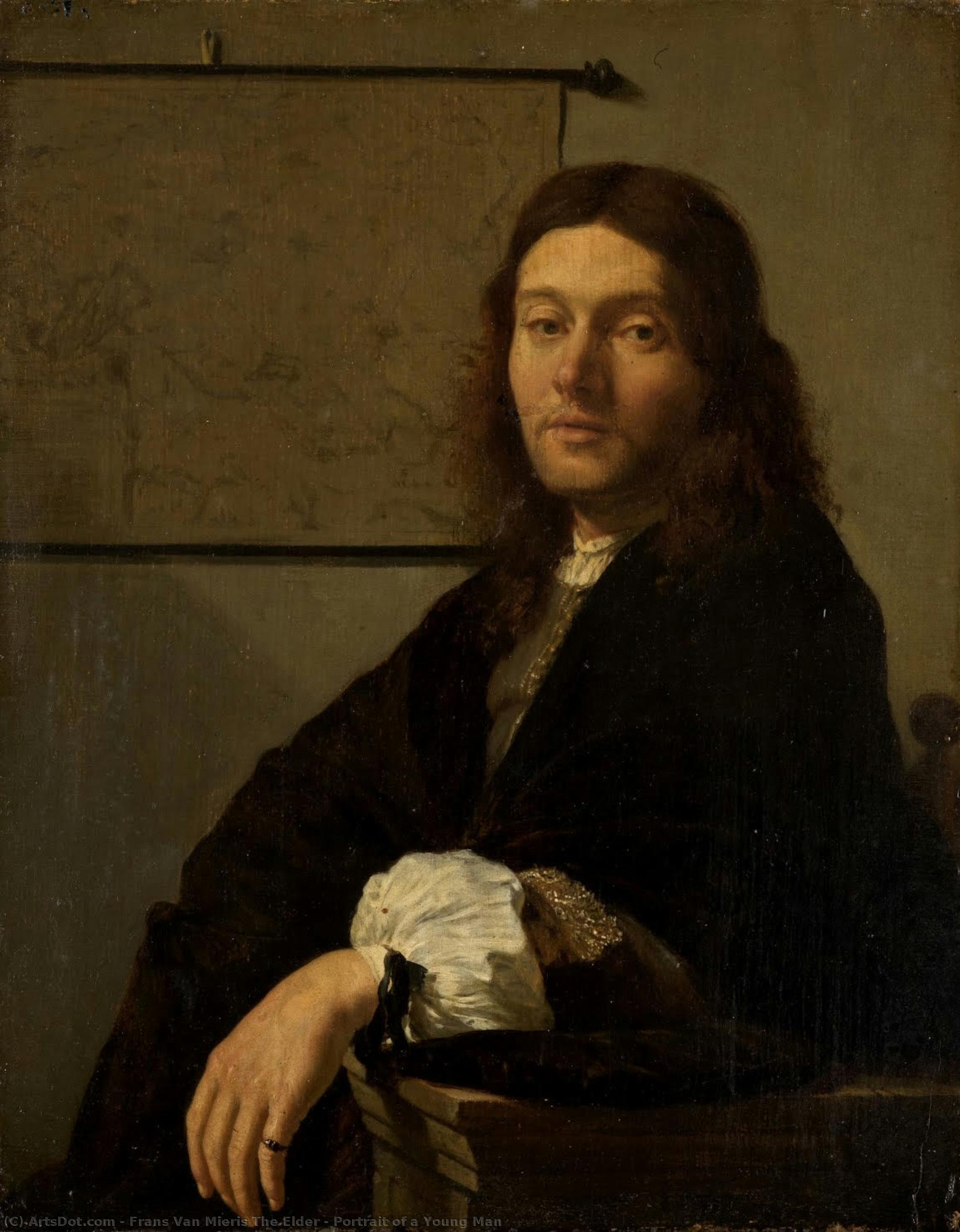 Portrait Of A Young Man — Frans Van Mieris